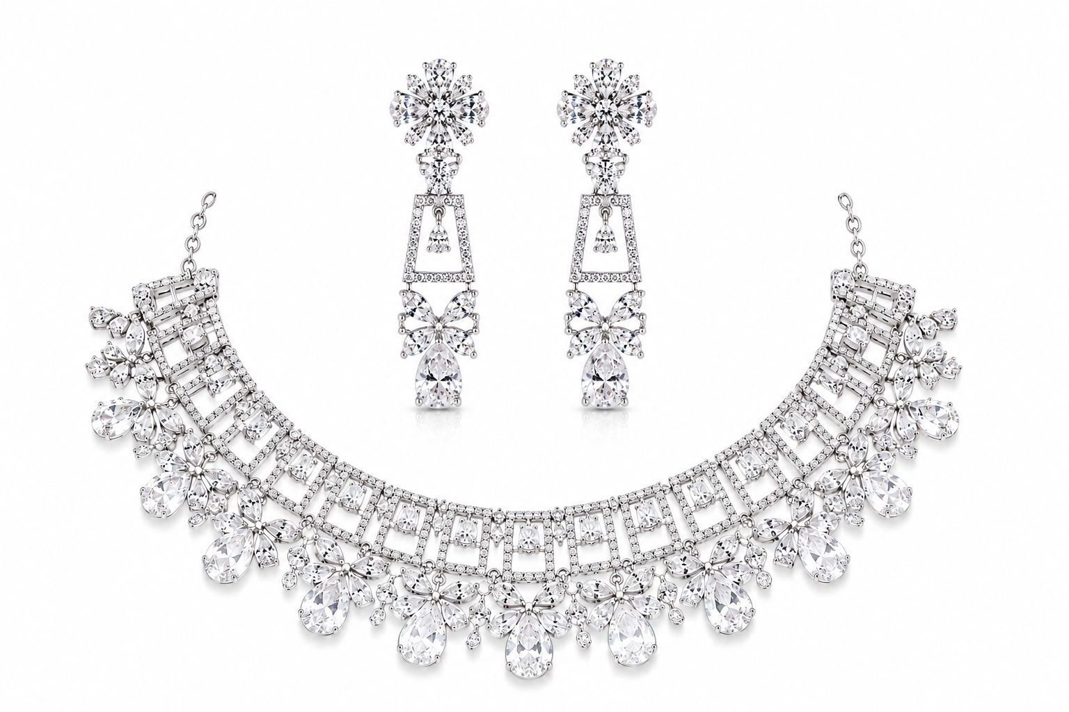 Classic Bridal Necklace Set