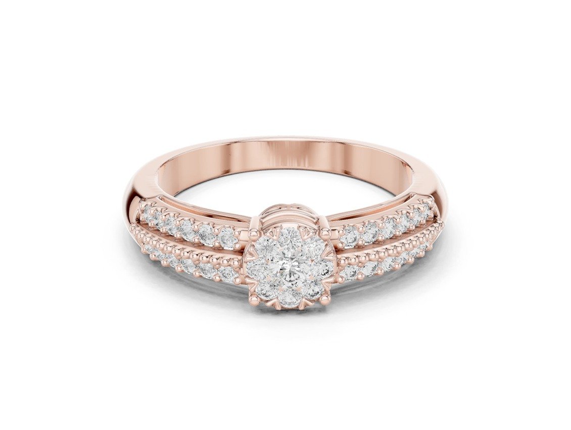 Photorealistic jewellery render after rendering