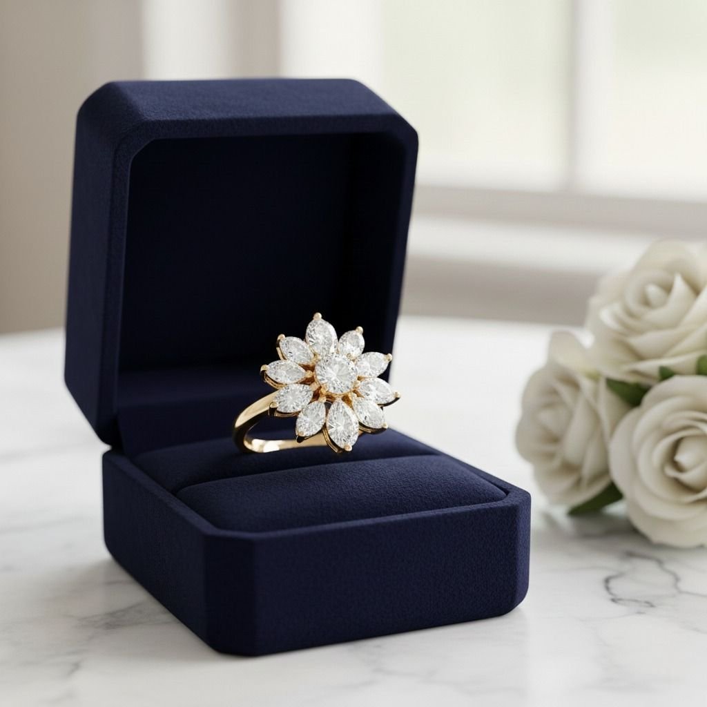 Cluster Floral Ring