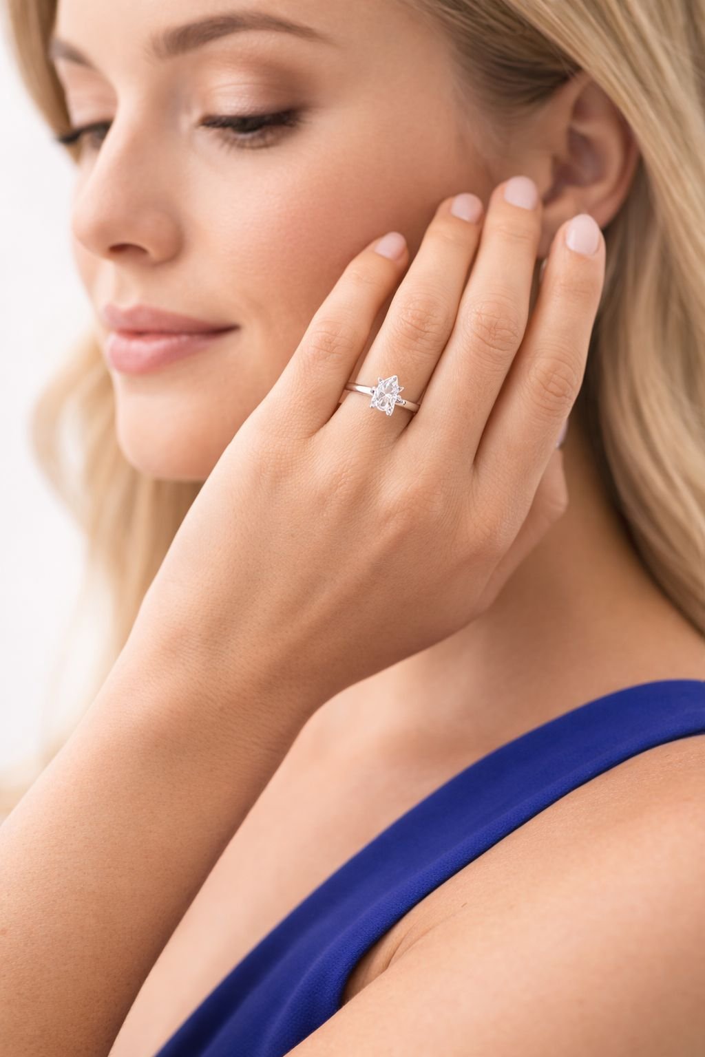 Pear Solitaire Engagement Ring