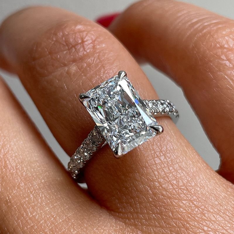 Radiant Pavé Ring